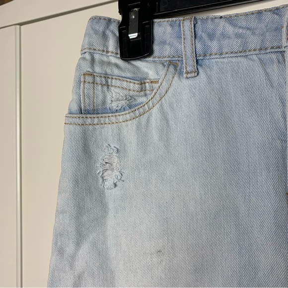 Forever 21 Girls Light Denim Mini Skirt - Picture 5 of 12